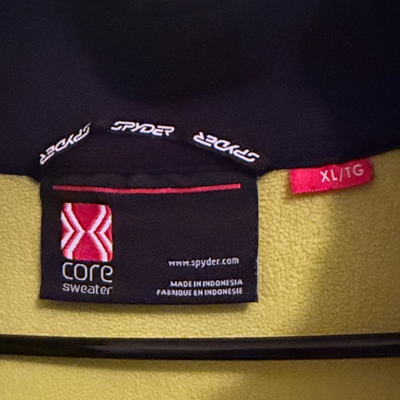 Spyder Yellow and Black Quarter-Zip Pullover - Picture 2 of 8